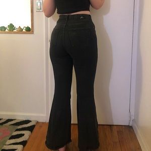 Black Flared Jeans
